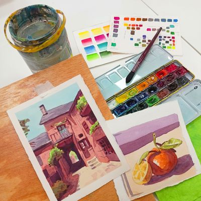 Clases de acuarela  Valladolid